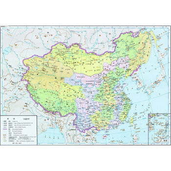 1820年中国清朝地图1902年晚清时期疆域图大清国详细版本地图1820年