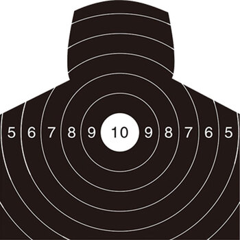 四万公里 靶纸胸环靶野战训练胸型头部半身侧身靶人体部位迷彩射击