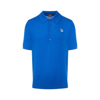 保罗史密斯paulsmith21秋冬男士简约舒适翻领钴蓝色polo衫m2r130uzg