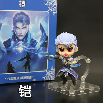 王者q版手办荣耀游模型装饰周边荣农药车载李白韩信摆件公仔玩偶铠