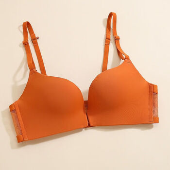 新款女士内衣文胸2021夏季美背少女学生聚拢性感文胸无钢圈小胸前扣