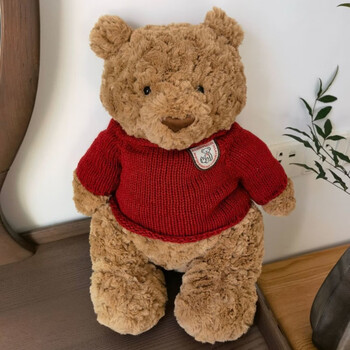 巴塞罗那熊衣服胖胖熊巴塞罗熊bartholomew小熊替换换洗毛衣卫衣帽送