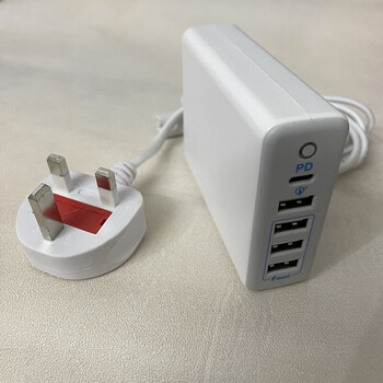 十口多口usb充电器多孔多功能6插头工作室手机通用英规快充充电头5usb