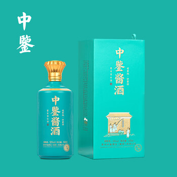 中鉴【中鉴丨佳酿】贵州酱香型白酒53度 坤沙酒 单瓶500ml送礼