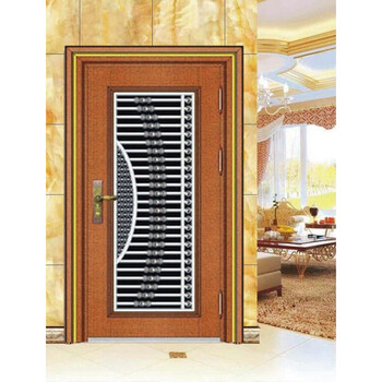 彩钢门大门防盗门彩钢进户门彩钢套门子母门双开门单门套门门中门