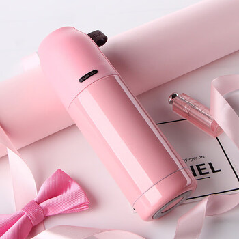 同款真空保温杯商务时尚男女学生便携简约水杯个性创意潮流杯子粉色