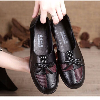 大唐喜乐牛防滑软底加绒保暖妈妈鞋子女鞋中老年人鞋子奶奶鞋春秋休闲