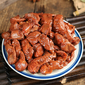 鸭胗鸡胗香辣鸭肫鸡肫即食整箱卤味熟食零食小吃网红休闲食品鸡胗五香