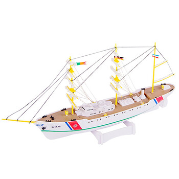 六一儿童节中天模型船模中天模型奋进号电动训练帆船拼装模型diy拼装
