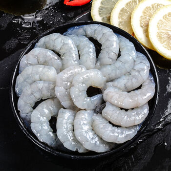 南美单冻青虾仁冷冻水晶虾仁冰冻新鲜海鲜500g宝宝辅食2斤分4个真空袋