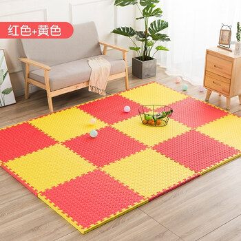 海绵垫铺地泡沫地垫儿童爬行垫婴儿无味垫子家用地垫拼图海绵垫铺地黄