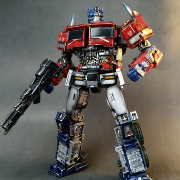 擎天柱重涂战损半合金金属色玩具机器人 超大发光*外传擎天柱(高30cm)