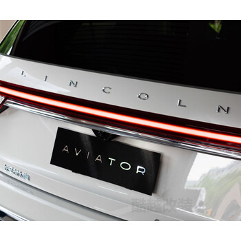 可狄适用林肯飞行家后尾标awdv6四驱排量车贴总统车标字母标志lincoln