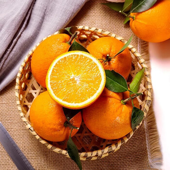 布丁橙恩施富硒橙伦晚春橙甜橙子当季整箱超甜脐橙手剥冰糖帝王橙