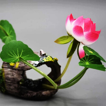仿真荷花盘饰【图片 价格 品牌 报价】-京东