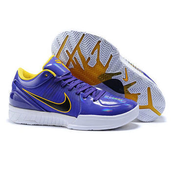 kobe 4 zk4 科比4代运动鞋及时行乐黄蜂选秀日耐磨减震篮球鞋男 庭