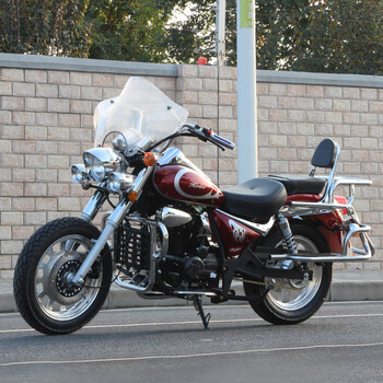 摩托车越野两轮跑车燃油可上牌复古跨骑机车整车 宗申200风冷/平衡轴