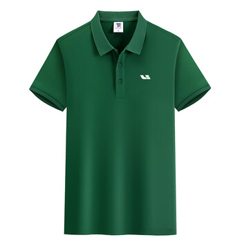 雪德雅(xuedeya)理想4s店工作服短袖polo衫汽车维修美容车间墨绿色t恤