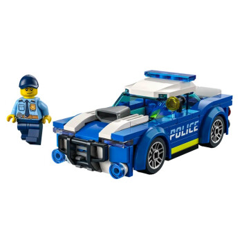 lego乐高 城市系列儿童拼装积木玩具 60312 警车