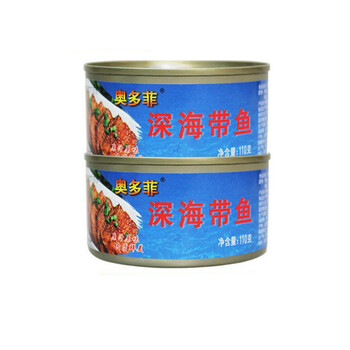 奥多菲深海鱼罐头同款奥多菲深海鱼罐头深海带鱼罐头深海黄花鱼下饭鱼