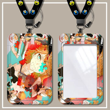 酷酷藤镜音双子卡套周边中学生滑盖卡套证件地铁卡动漫二次元校牌20号