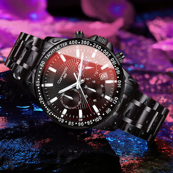 卡西欧 卡西欧(casio)全自动机械表双显防水防震时尚运动男学生潮流