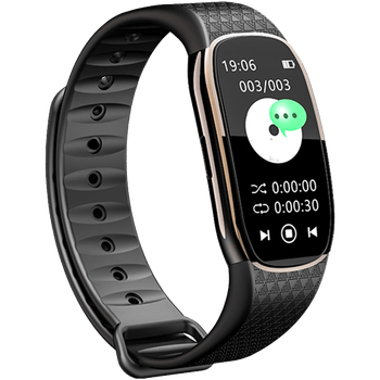 适用华为通用一键录音手表高清降噪录音会议远程设备录音 淡雅黑 16gb