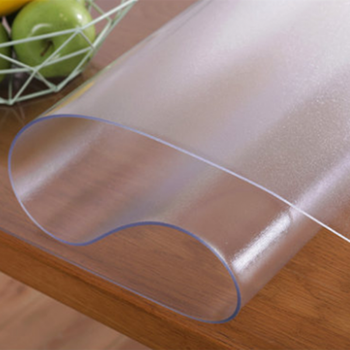 防水防油烤火桌子罩套电炉罩胶皮透明塑料垫长方形开孔款茶机桌罩透明