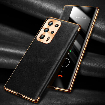 诗贝洛华为p40pro手机壳p40pro真皮翻盖镜头全包防摔皮套超薄商务男女