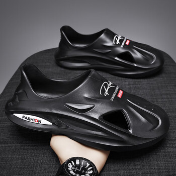 gccd椰子洞洞鞋男夏季潮牌外穿包头拖鞋运动防滑沙滩凉鞋家用情侣拖鞋