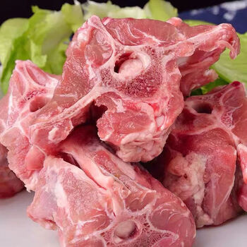 富铭士5斤羊蝎子新鲜羊脖骨脊骨火锅底料羔羊肉腿冷冻内蒙古羊蝎子2斤