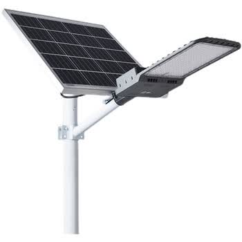 亚明照明太阳能路灯上海led路灯头50w杆墙壁安装含太阳能板 亚美50w