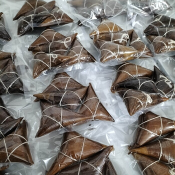 鲜有志河南信阳白糯米粽子原味粽子三角粽子农家手工素粽子端午节清水