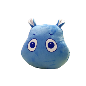 消消乐萌萌团河马卡通抱枕开心消消乐公仔小鸡抱枕手暖毛绒玩具 动漫