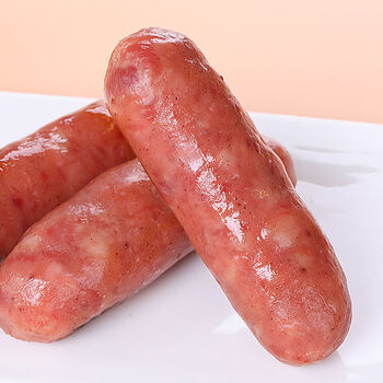 火山石烤肠肉肠原味黑胡椒味热狗肠地道肠风味烧烤大香肠 【原味10支