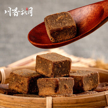川香秋月 红糖纯甘蔗熬制红糖块260g*2瓶手工熬制甘蔗纯红糖 甘蔗红糖