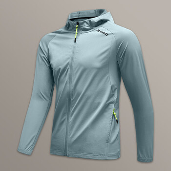 艾伦伯顿外套男运动风衣防风纯色春季跑步2023新款防水速干衣连帽烟