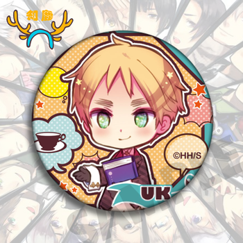 黑塔利亚axispowers动漫周边吧唧二次元包包挂件cos徽章定制 5 58mm