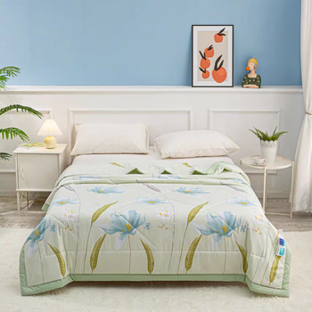 富尔迪家纺馨柔亲肤夏被柔软舒服整张填充跑量款单双人空调被可水洗