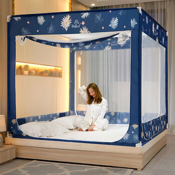 南方生活18m蚊帐家用蚊帐15m卧室支架蒙古包儿童防摔18床架2米双人床