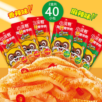 小浣熊统一高纤魔芋爽麻辣香辣素毛肚办公室好吃辣味解馋零食小吃共