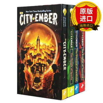 微光之城系列4册 英文原版 The City of Ember Complete Boxed Set