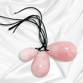 玉蛋功釉石女子洗髓功私密玉蛋垂吊专用吊具护阴练功的蛋玉石 粉色