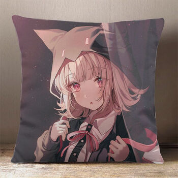 超级弹丸论破2 绝望篇七海千秋动漫游戏二次元美少女周边抱枕靠垫 1