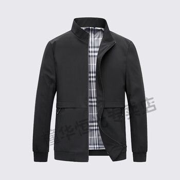 杰尼威尼男装立领夹克男2022秋季休闲短款茄克条纹上衣外套男冬装换新