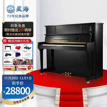 星海K-123CF碳纤维击弦机立式钢琴德国进口配件 儿童家庭练习专业考级通用1-10级88键