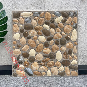 夜语时别墅庭院瓷砖美式室外花园防滑砖仿鹅卵石地砖阳台露台仿古砖