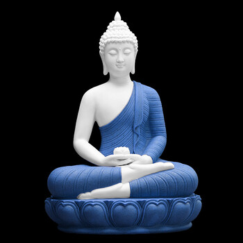 东南亚释迦摩尼阿弥陀佛药师佛菩提如来泰国佛人物德化陶瓷摆件禅