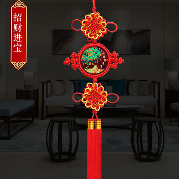吉祥结门对门吉祥结挂件门对门中国结门上装饰玄关客厅入户门装饰平安