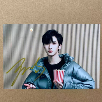 tnt严浩笔签名照周边 时代少年团严浩签 12款经典照 01 11